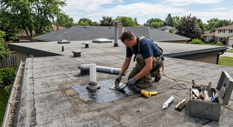 Flat Roof Sealing Service